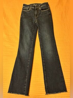 Next Level Apparel Dark Blue Flare Jeans